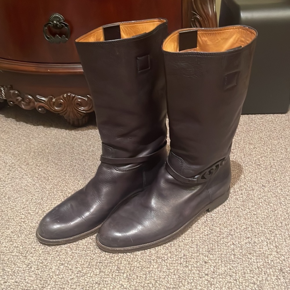 Gucci Black Leather Men’s Boots - Picture 3 of 3
